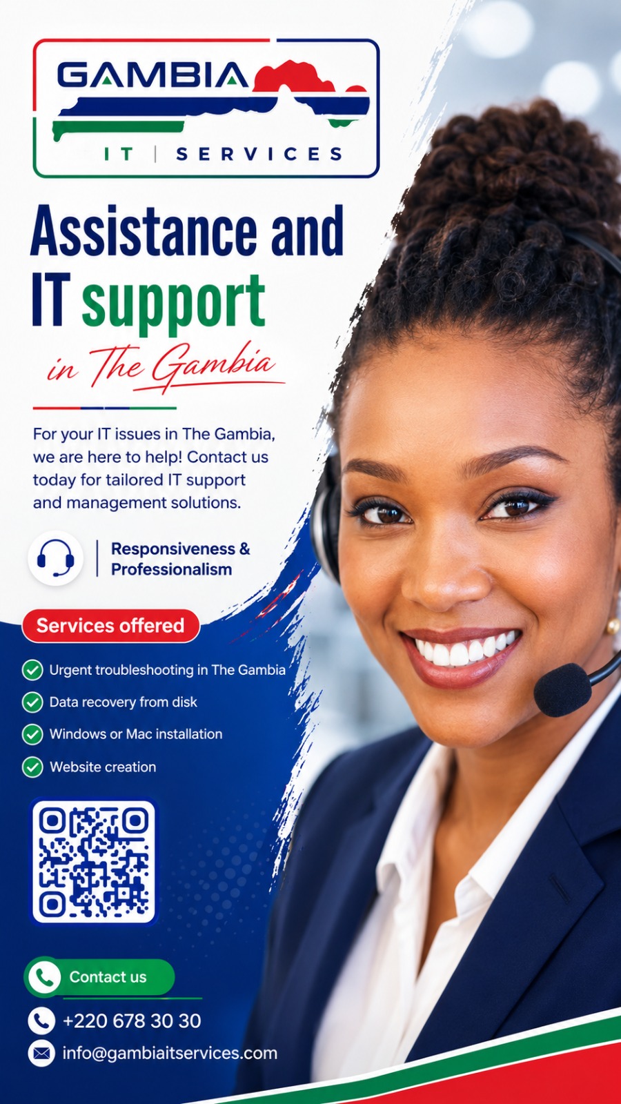 Assistance et support IT en Gambie